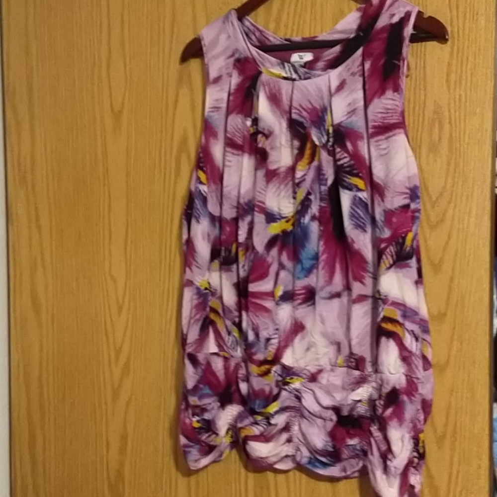 Purple multicolor tank top